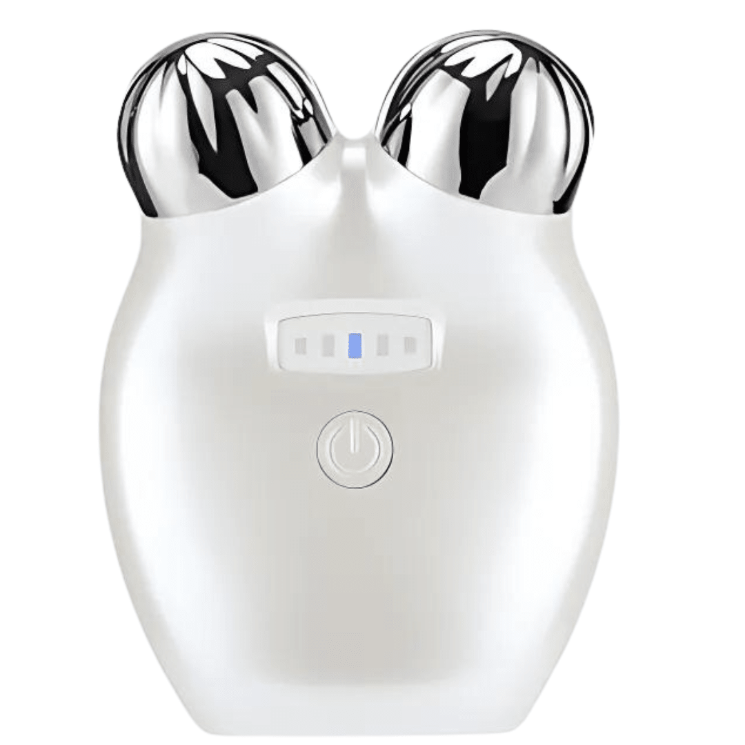 GlowSculpt EMS Ansiktsmassage – V-Form Lift med mikroström och anti-age-effekt - AVABeauty.se