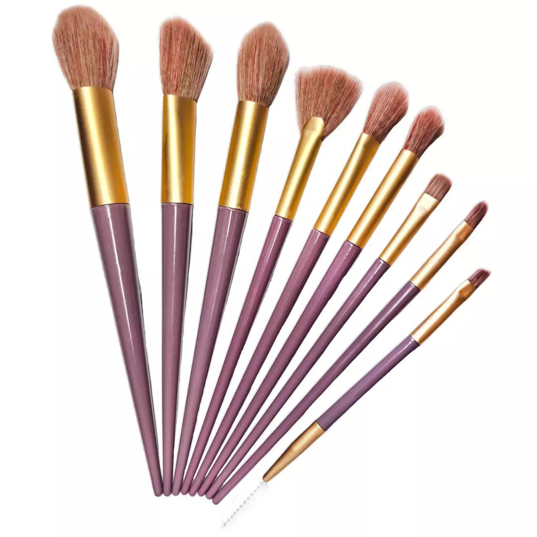Makeup-borstset (9 st) - AVABeauty.se