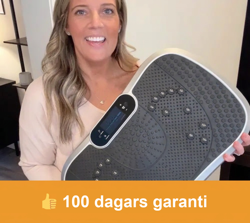 Den levereras med 100 dagars nöjdhetsgaranti