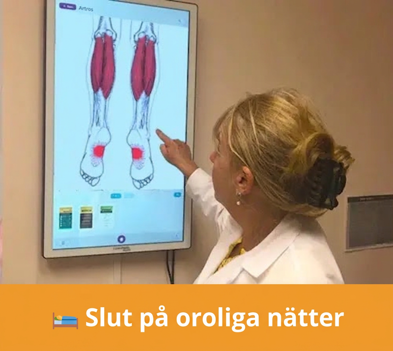 Du kan bli av med oroliga ben