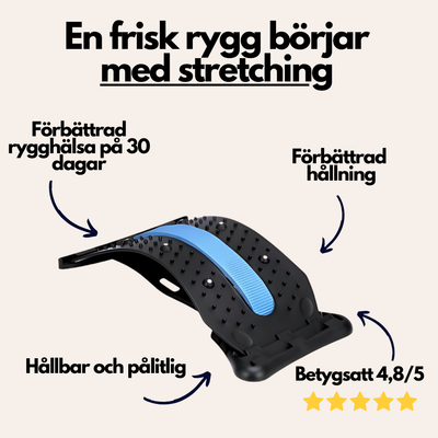 FlexiSpine Pro – Effektiv smärtlindring och avslappning för din rygg, använd den överallt