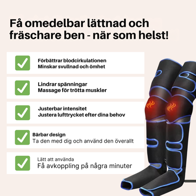 LegRelief+ – Kompressionsstövlar som lindrar smärta och spänningar