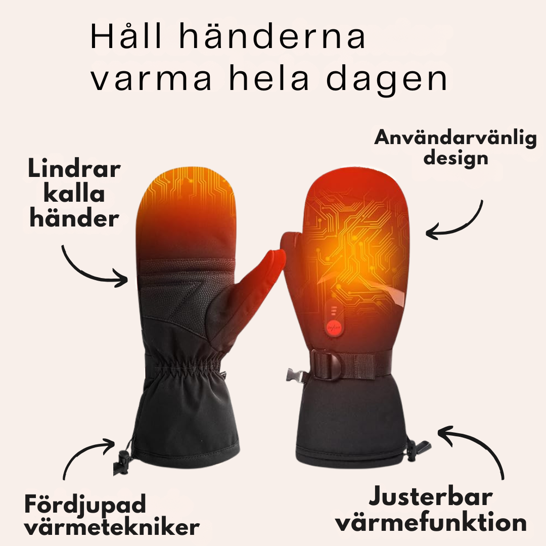 CozyGlove™ – Uppvärmda handskar för vinter