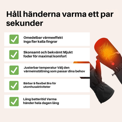 CozyGlove™ – Uppvärmda handskar för vinter
