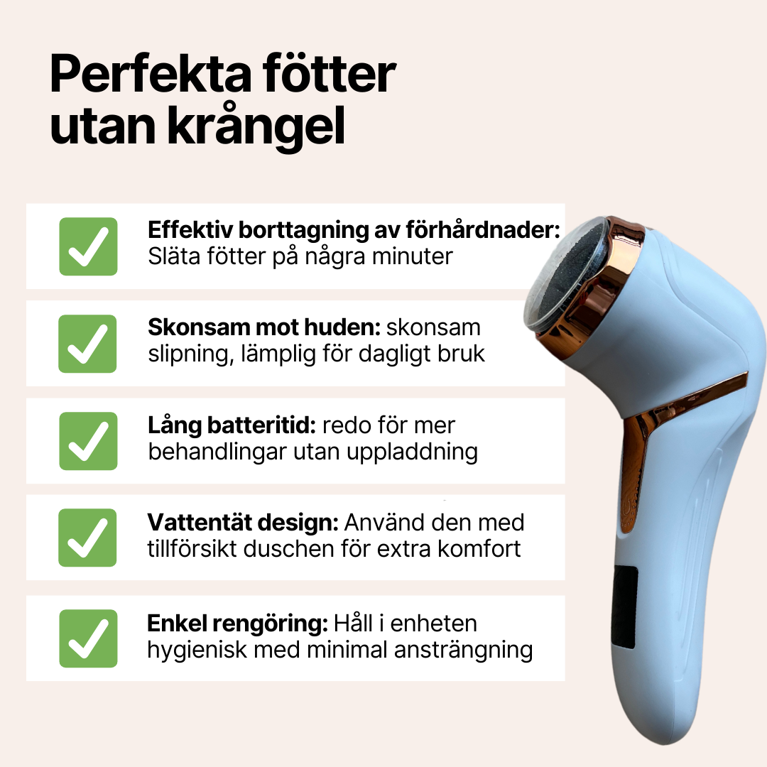 SoleCare Electric Remover för hård hud