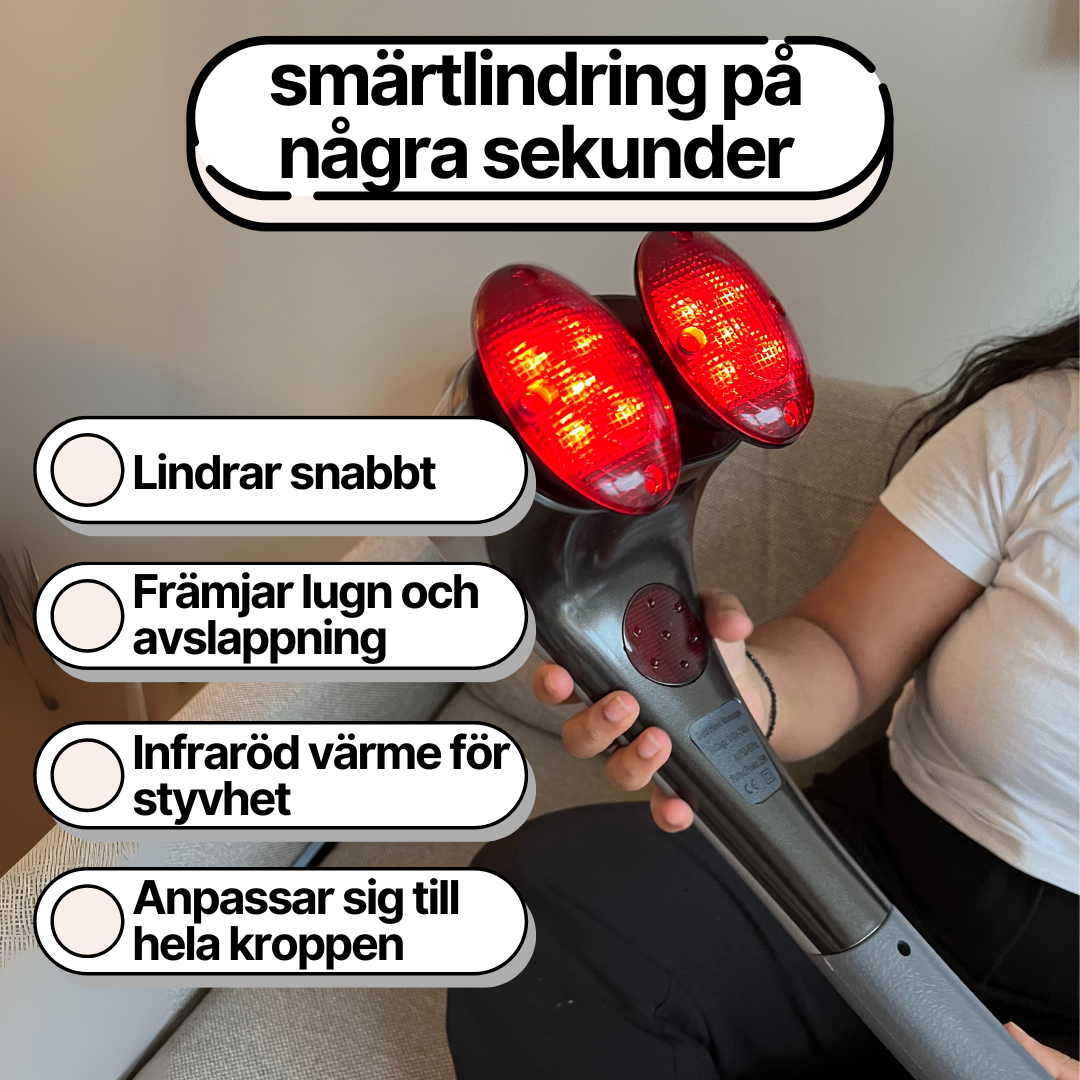 HomeMassager Shiatsu-massageapparat - vitaliserar dina muskler och lindrar spänningar
