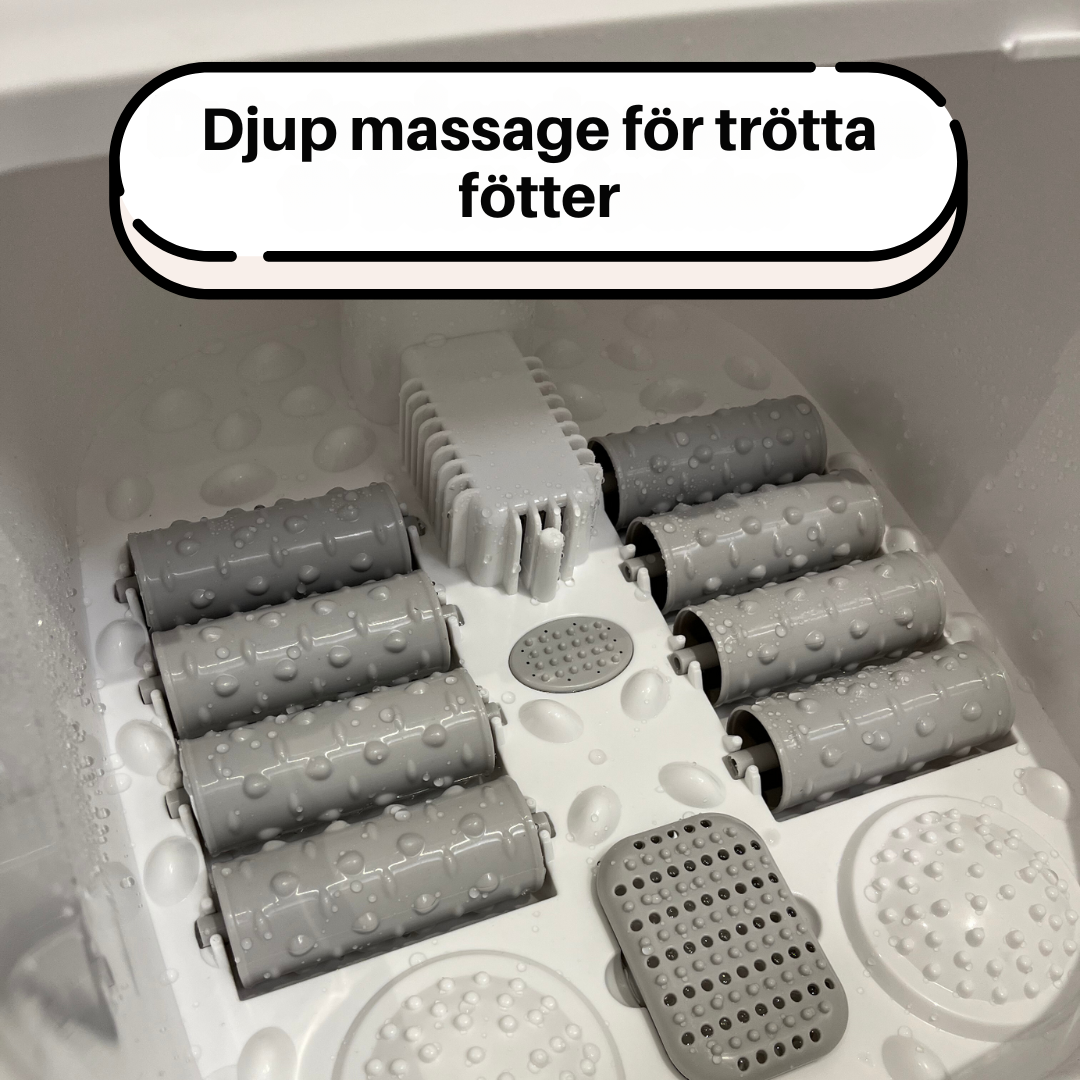 Bubble Spa – Elektrisk fotmassageapparat med bubbelbad