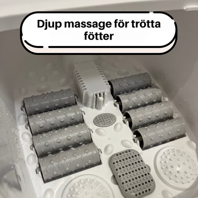 Bubble Spa – Elektrisk fotmassageapparat med bubbelbad