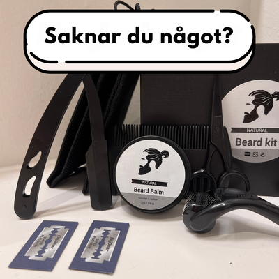 Skäggvårdskit (Perfekt för mannen) – Komplett skäggvårdspaket