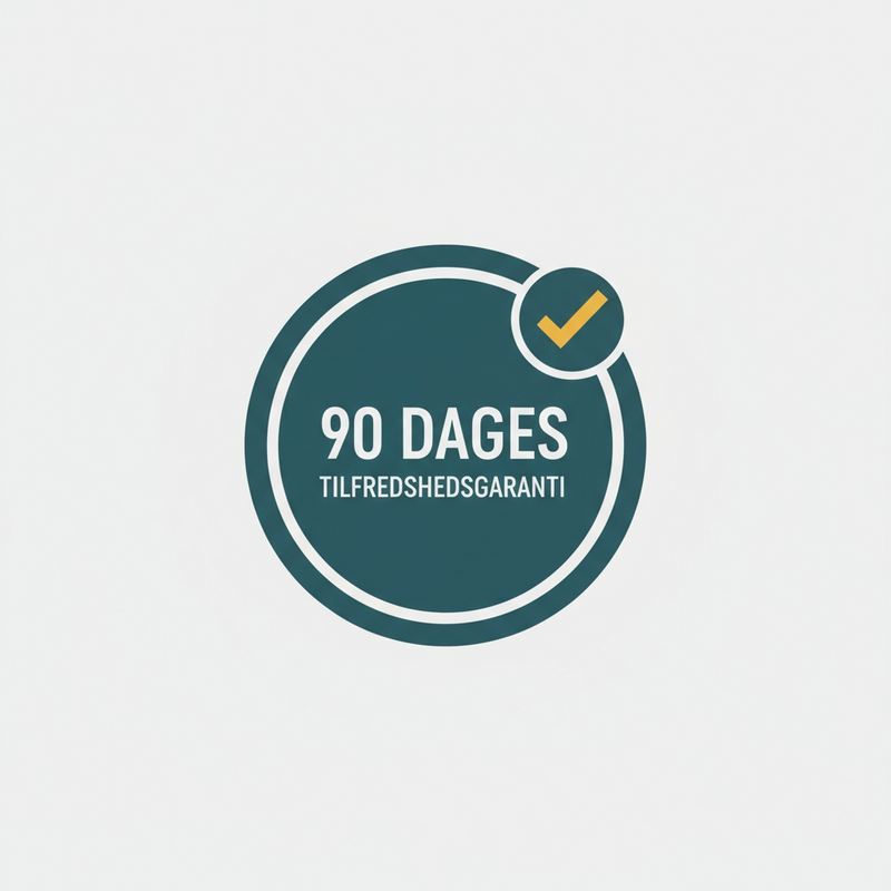 Den kommer med 100-dagars nöjdhetsgaranti